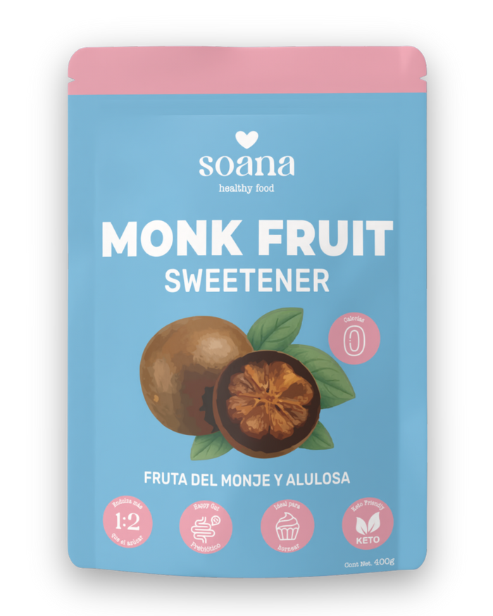 Endulzante Monk Fruit Alulosa 400g | Sin Azúcar Para Hornear y Cocinar