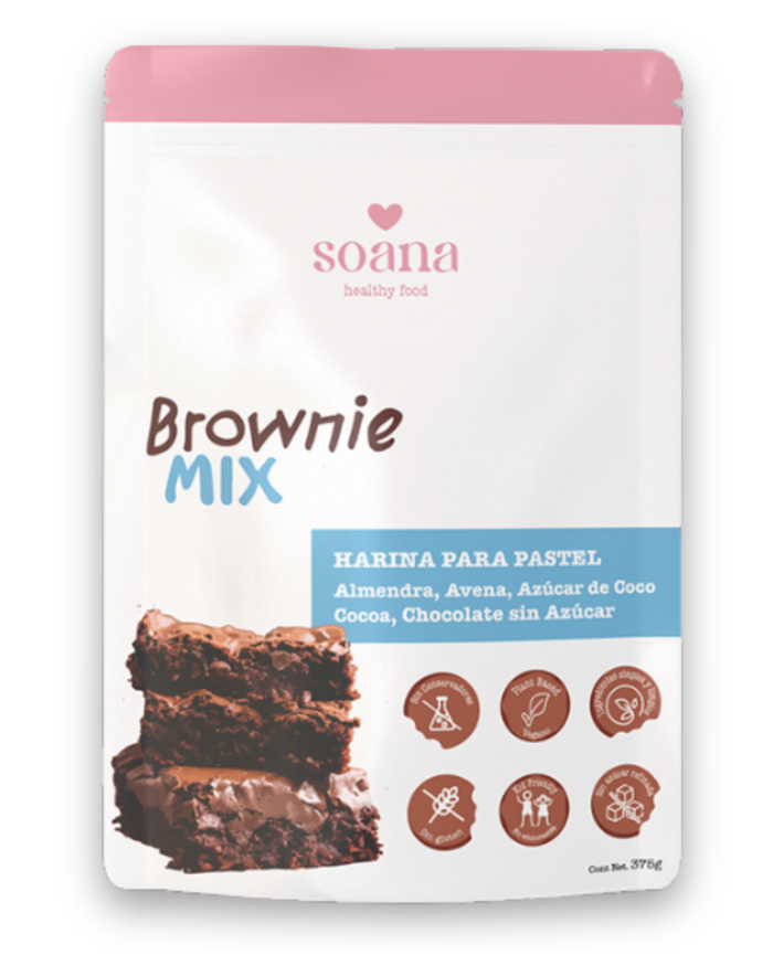 Mezcla para Brownies Sin Gluten y Sin Azúcar | 400g