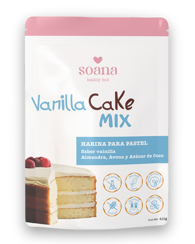 Harina para Pastel de Vainilla Sin Gluten y Sin Azúcar | 405g
