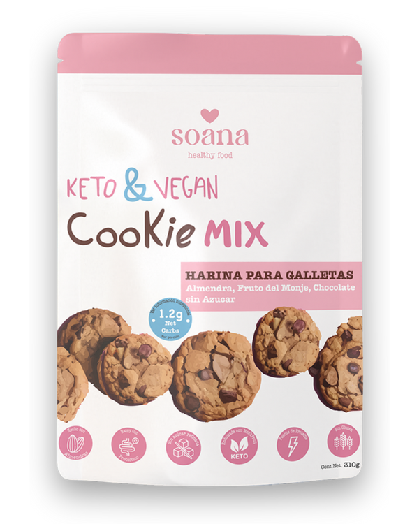 Harina para Galletas Keto Sin Azúcar | Dieta keto Aptas para diabéticos | 310g