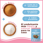 Endulzante Monk Fruit Alulosa 400g | Sin Azúcar Para Hornear y Cocinar