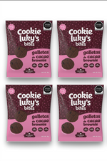 Cookie Luky's Cacao Brownie | Galleta Sin Azúcar Sin Gluten